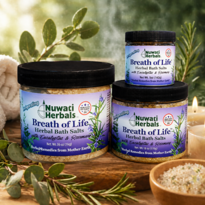 Breath of Life Herbal Bath Salts | Eucalyptus & Rosemary Soak