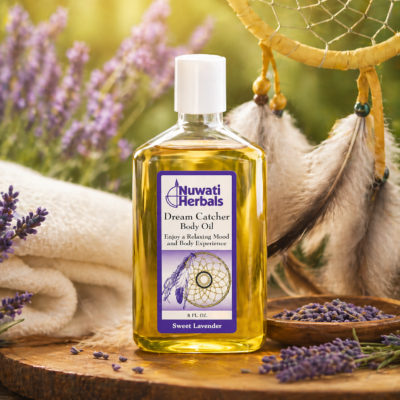 Lavender Body Oil for Skin Hydration | Dream Catcher Body Oil 8oz