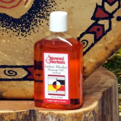 Indian Blanket Massage Oil 8oz