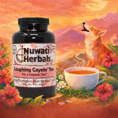 Laughing Coyote Tea (4oz) – Uplifting Herbal Tea Blend