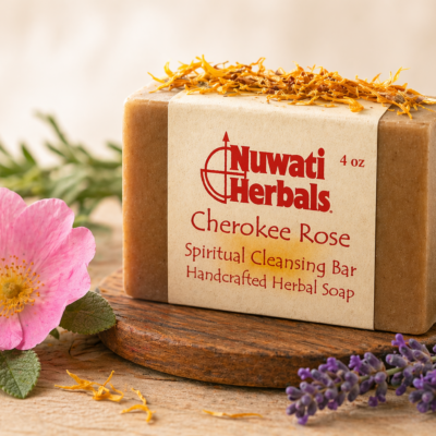 Cherokee Rose Soap – Natural Herbal Bar (4 oz)