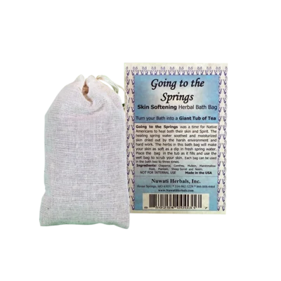 Going to the Springs Herbal Bath Bag