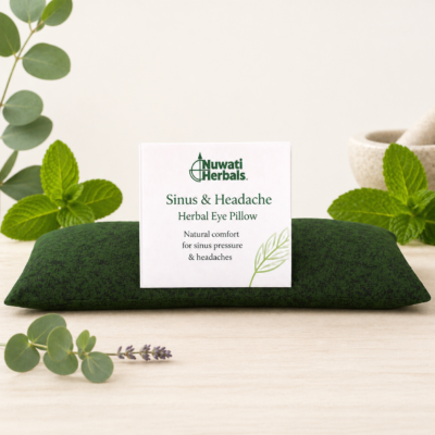 Sinus & Headache Herbal Eye Pillow | Natural Cooling & Warming Relief