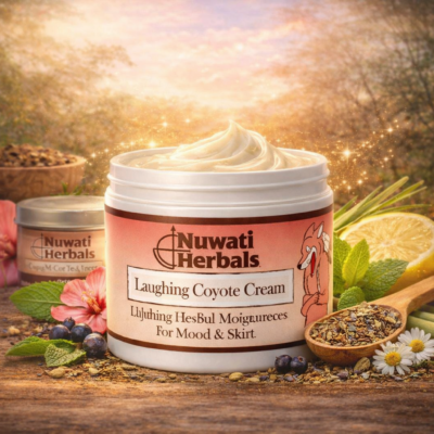 Laughing Coyote Cream (4 oz) – Uplifting Herbal Body Cream