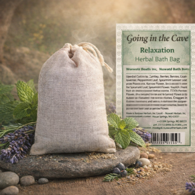 Going in the Cave Herbal Bath Bag
