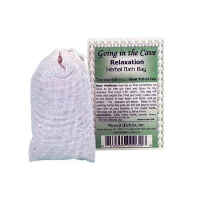 Going in the Cave Herbal Bath Bag