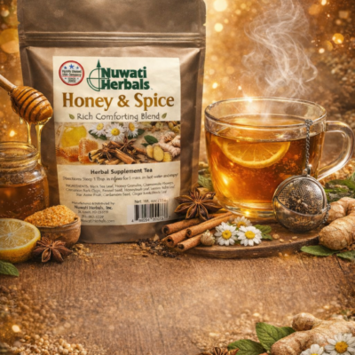 Honey & Spice Herbal Tea (4 oz) – Warm Spiced Loose Leaf Blend