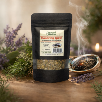 Honoring Spirit Ceremonial Smudge Mix – 1 oz Loose Herbal Blend