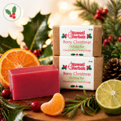 Berry Christmas Soap (4 oz) – Citrus Bergamot Herbal Soap