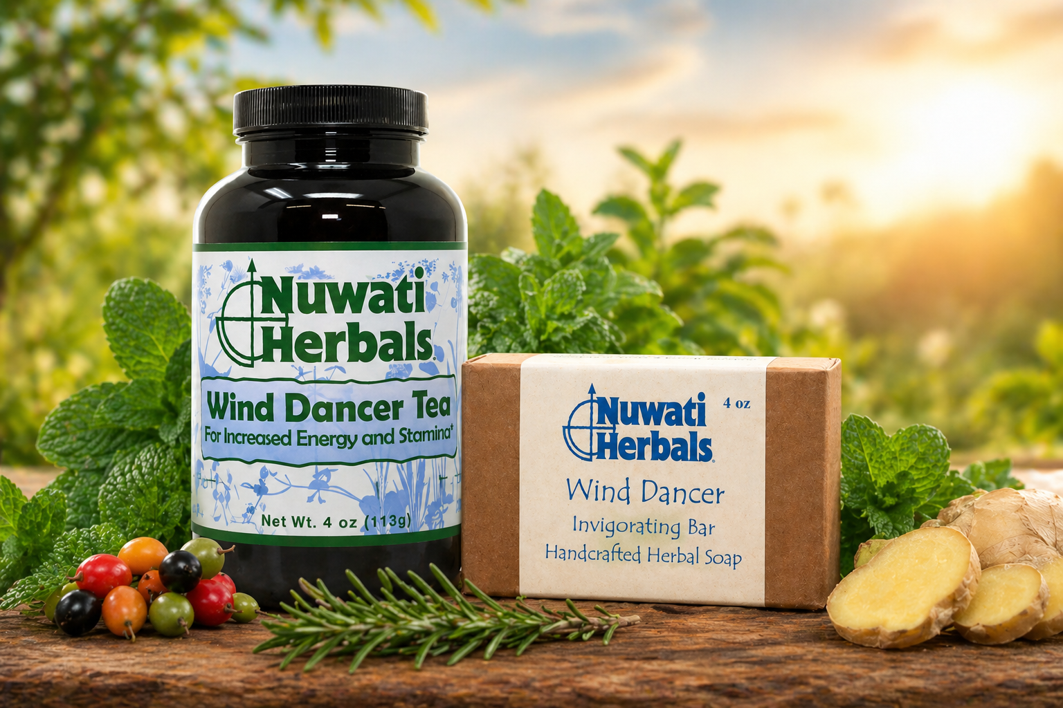 Morning Energy Bundle | Herbal Tea & Natural Soap Set for a Fresh Start