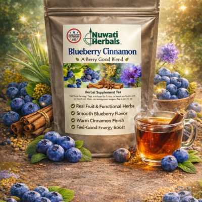 Blueberry Cinnamon Tea (4oz) – Loose Leaf Herbal Blend
