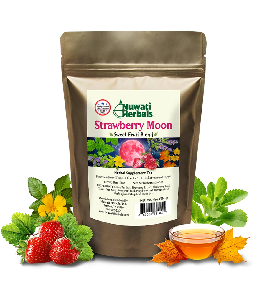 Strawberry Moon Tea | Strawberry Herbal Tea Blend - Image 2