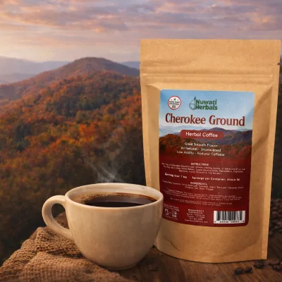 Cherokee Ground Herbal Coffee Alternative | Low Acid Energy Blend