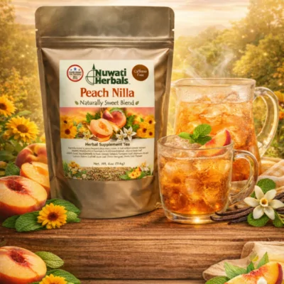 Peach Nilla Herbal Tea | Peach Vanilla Loose Leaf Tea