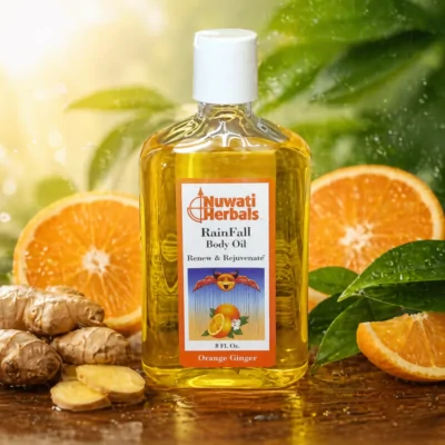 RainFall Body Oil (8 oz) – Citrus Ginger Skin Oil