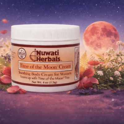 Time of the Moon Cream 4oz | Herbal Cream for Skin Comfort & Balance